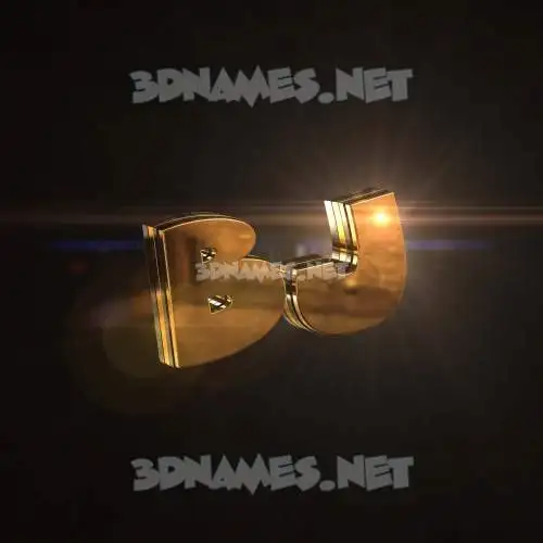 bj in Golden Sparkle style - 3D name wallpaper bj in Golden Sparkle style - 3D name wallpaper