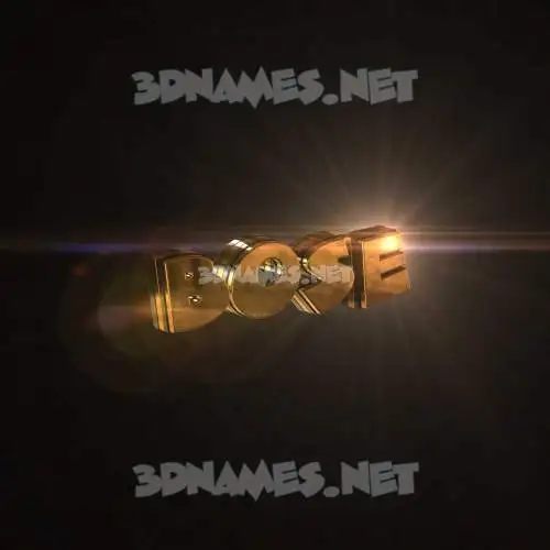 bose in Golden Sparkle style - 3D name wallpaper bose in Golden Sparkle style - 3D name wallpaper