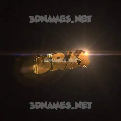 brax in Golden Sparkle style - 3D name wallpaper brax in Golden Sparkle style - 3D name wallpaper
