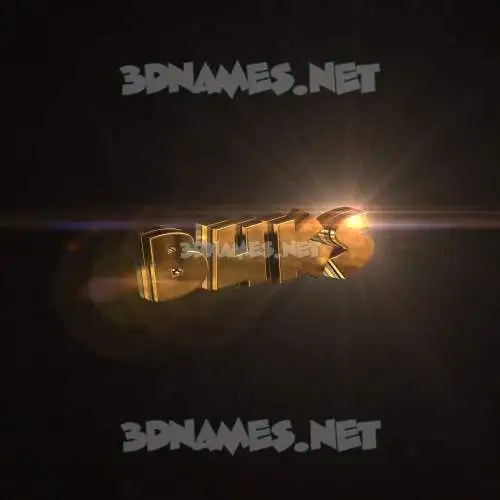 buks in Golden Sparkle style - 3D name wallpaper buks in Golden Sparkle style - 3D name wallpaper