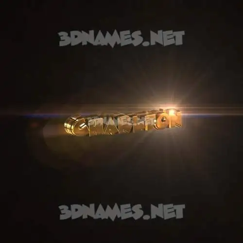 charlton in Golden Sparkle style - 3D name wallpaper charlton in Golden Sparkle style - 3D name wallpaper