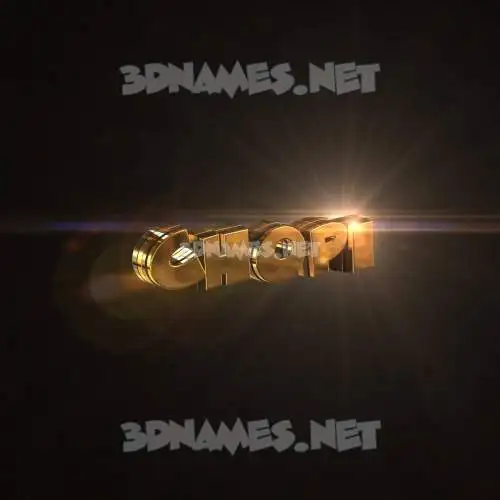 chopi in Golden Sparkle style - 3D name wallpaper chopi in Golden Sparkle style - 3D name wallpaper