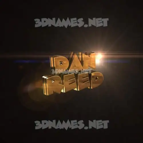 dan reed in Golden Sparkle style - 3D name wallpaper dan reed in Golden Sparkle style - 3D name wallpaper
