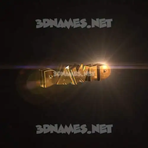 dawid in Golden Sparkle style - 3D name wallpaper
