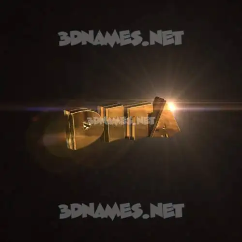 dita in Golden Sparkle style - 3D name wallpaper dita in Golden Sparkle style - 3D name wallpaper