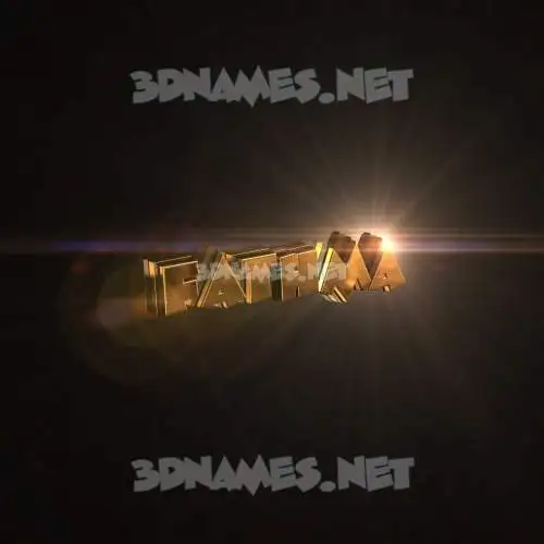 fathma in Golden Sparkle style - 3D name wallpaper fathma in Golden Sparkle style - 3D name wallpaper