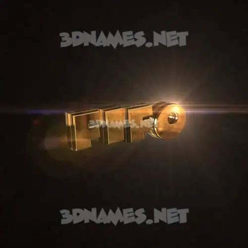 fifo in Golden Sparkle style - 3D name wallpaper fifo in Golden Sparkle style - 3D name wallpaper