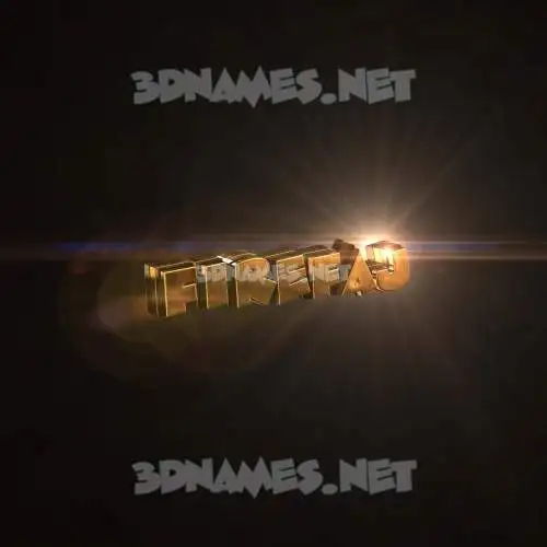 firefaj in Golden Sparkle style - 3D name wallpaper firefaj in Golden Sparkle style - 3D name wallpaper