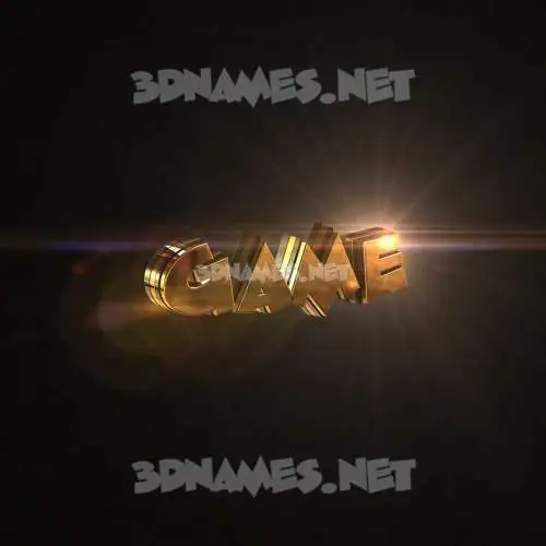 game in Golden Sparkle style - 3D name wallpaper game in Golden Sparkle style - 3D name wallpaper