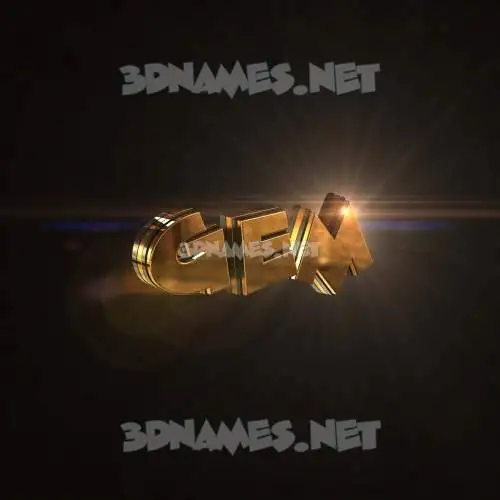 gem in Golden Sparkle style - 3D name wallpaper gem in Golden Sparkle style - 3D name wallpaper
