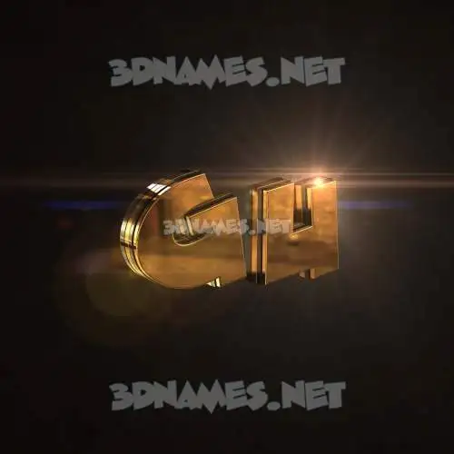 gu in Golden Sparkle style - 3D name wallpaper gu in Golden Sparkle style - 3D name wallpaper