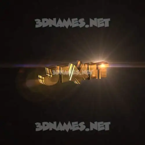 jimit in Golden Sparkle style - 3D name wallpaper