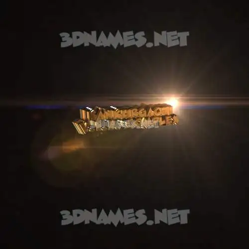 kankurgachi v.i.p. complex in Golden Sparkle style - 3D name wallpaper