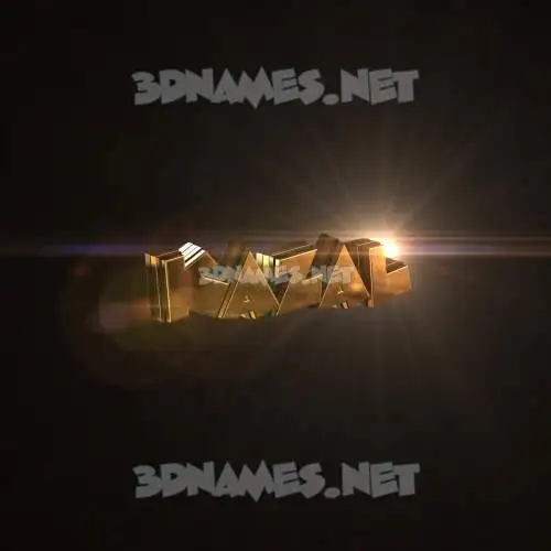 kazal in Golden Sparkle style - 3D name wallpaper kazal in Golden Sparkle style - 3D name wallpaper