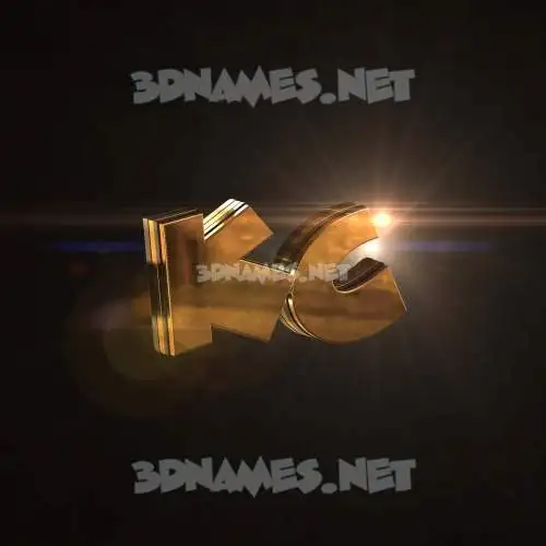 kc in Golden Sparkle style - 3D name wallpaper kc in Golden Sparkle style - 3D name wallpaper