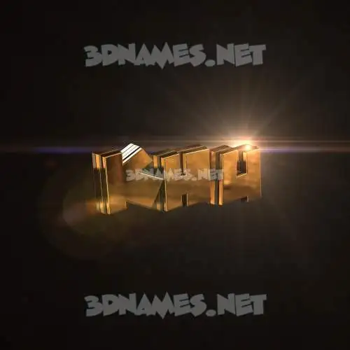 khu in Golden Sparkle style - 3D name wallpaper