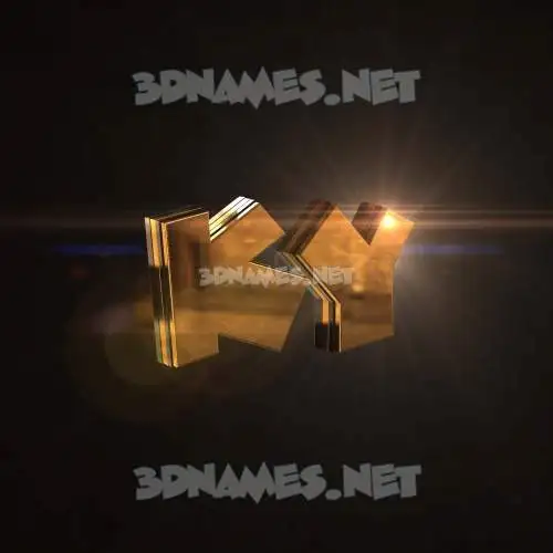 ky in Golden Sparkle style - 3D name wallpaper ky in Golden Sparkle style - 3D name wallpaper
