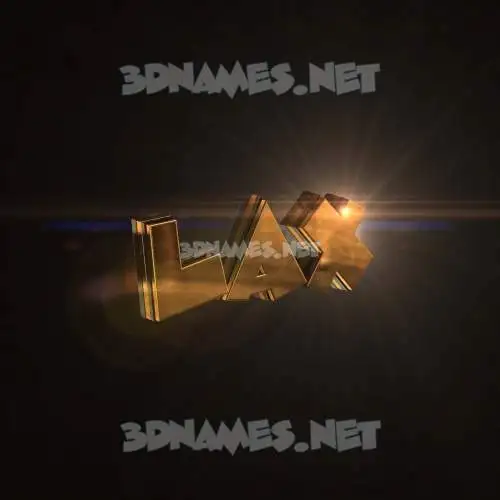 lax in Golden Sparkle style - 3D name wallpaper lax in Golden Sparkle style - 3D name wallpaper