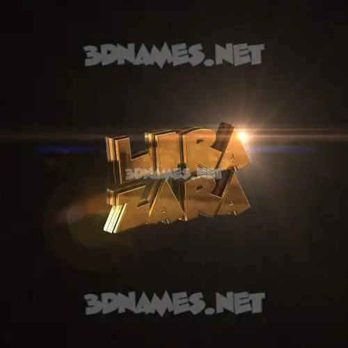 lira zara in Golden Sparkle style - 3D name wallpaper lira zara in Golden Sparkle style - 3D name wallpaper