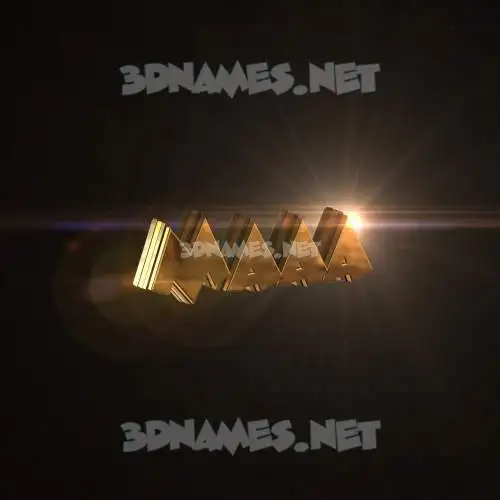 maaa in Golden Sparkle style - 3D name wallpaper maaa in Golden Sparkle style - 3D name wallpaper