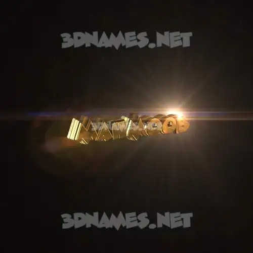 mahmoob in Golden Sparkle style - 3D name wallpaper