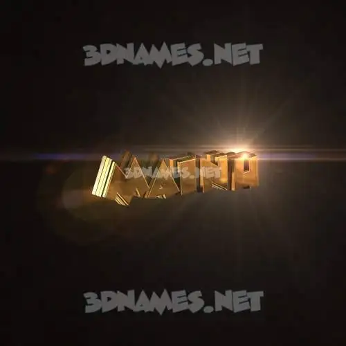 mainu in Golden Sparkle style - 3D name wallpaper mainu in Golden Sparkle style - 3D name wallpaper