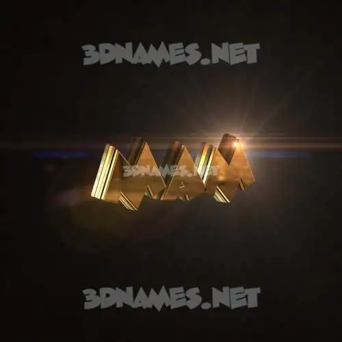 mam in Golden Sparkle style - 3D name wallpaper mam in Golden Sparkle style - 3D name wallpaper