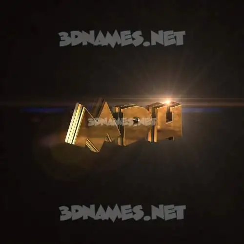mdu in Golden Sparkle style - 3D name wallpaper mdu in Golden Sparkle style - 3D name wallpaper