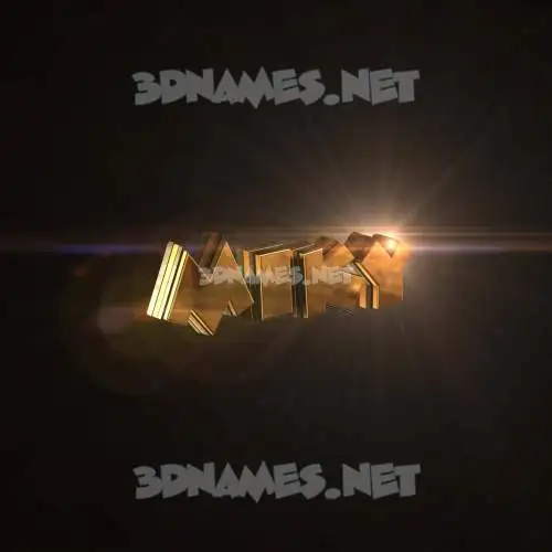 miky in Golden Sparkle style - 3D name wallpaper miky in Golden Sparkle style - 3D name wallpaper