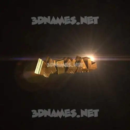 mixal in Golden Sparkle style - 3D name wallpaper mixal in Golden Sparkle style - 3D name wallpaper