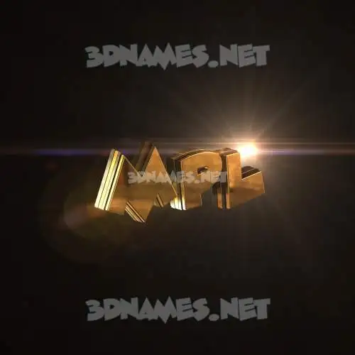 mpl in Golden Sparkle style - 3D name wallpaper mpl in Golden Sparkle style - 3D name wallpaper