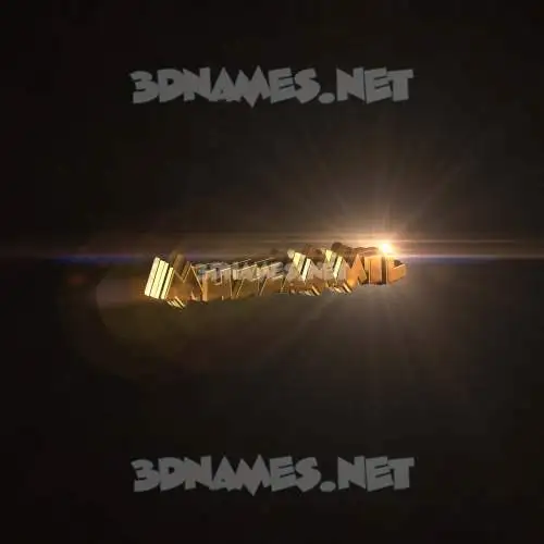 muzzammil in Golden Sparkle style - 3D name wallpaper muzzammil in Golden Sparkle style - 3D name wallpaper