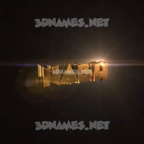 nabu in Golden Sparkle style - 3D name wallpaper nabu in Golden Sparkle style - 3D name wallpaper