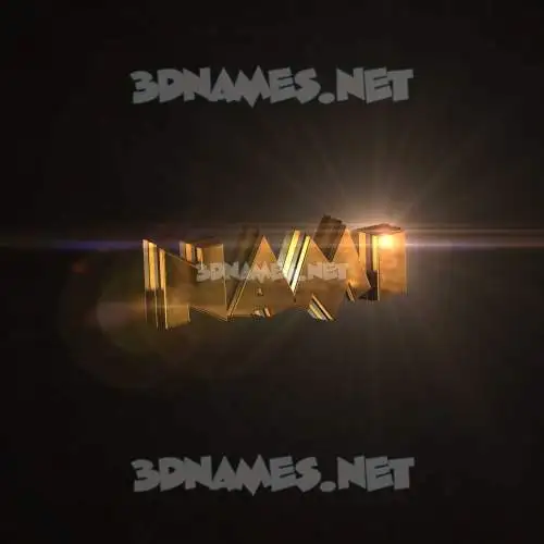 nami in Golden Sparkle style - 3D name wallpaper nami in Golden Sparkle style - 3D name wallpaper