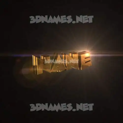 nane in Golden Sparkle style - 3D name wallpaper nane in Golden Sparkle style - 3D name wallpaper