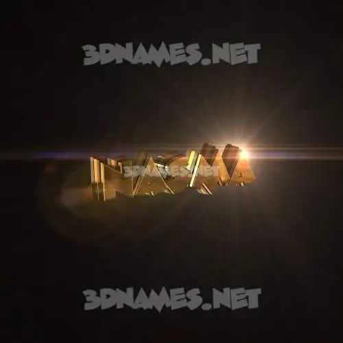 nasma in Golden Sparkle style - 3D name wallpaper nasma in Golden Sparkle style - 3D name wallpaper