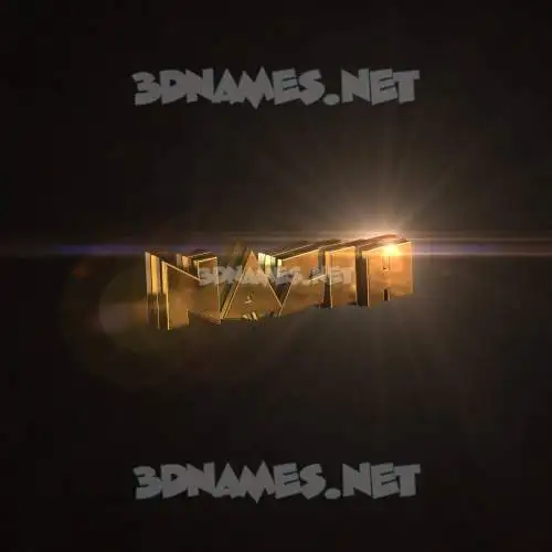 nazih in Golden Sparkle style - 3D name wallpaper nazih in Golden Sparkle style - 3D name wallpaper