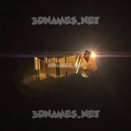nhm in Golden Sparkle style - 3D name wallpaper nhm in Golden Sparkle style - 3D name wallpaper