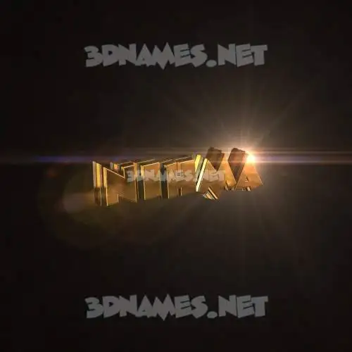 nihma in Golden Sparkle style - 3D name wallpaper nihma in Golden Sparkle style - 3D name wallpaper