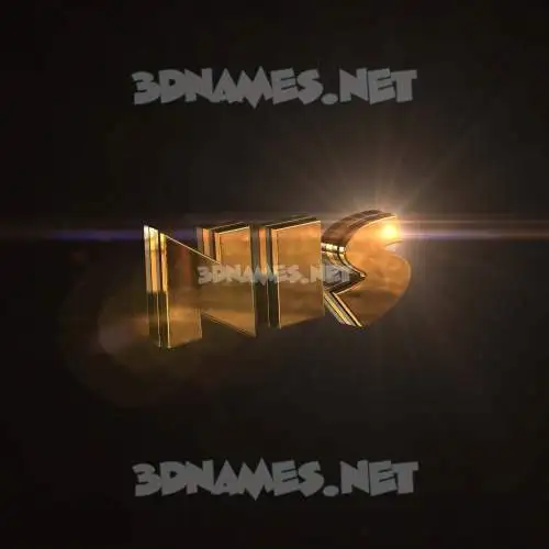 nis in Golden Sparkle style - 3D name wallpaper nis in Golden Sparkle style - 3D name wallpaper