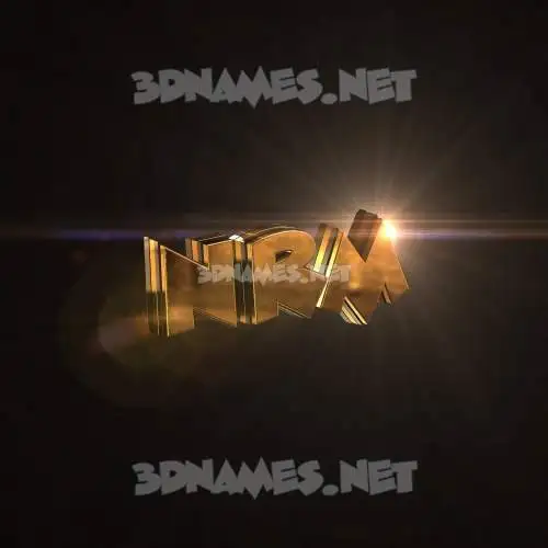 nrm in Golden Sparkle style - 3D name wallpaper nrm in Golden Sparkle style - 3D name wallpaper