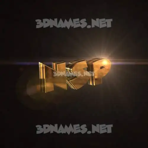 nsp in Golden Sparkle style - 3D name wallpaper nsp in Golden Sparkle style - 3D name wallpaper