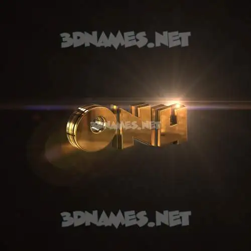 onu in Golden Sparkle style - 3D name wallpaper onu in Golden Sparkle style - 3D name wallpaper