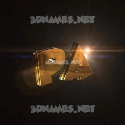 pa in Golden Sparkle style - 3D name wallpaper pa in Golden Sparkle style - 3D name wallpaper