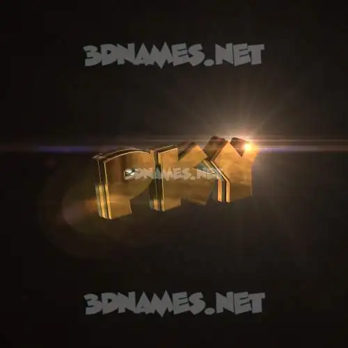 pky in Golden Sparkle style - 3D name wallpaper pky in Golden Sparkle style - 3D name wallpaper