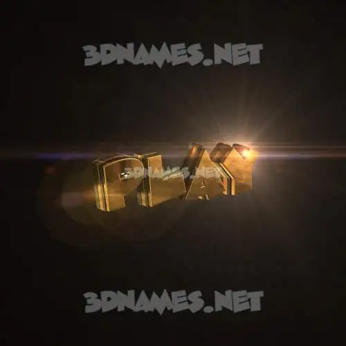 play in Golden Sparkle style - 3D name wallpaper play in Golden Sparkle style - 3D name wallpaper