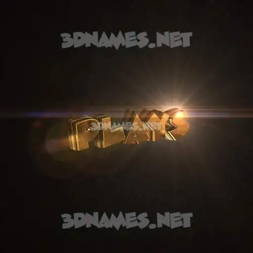 plays in Golden Sparkle style - 3D name wallpaper plays in Golden Sparkle style - 3D name wallpaper