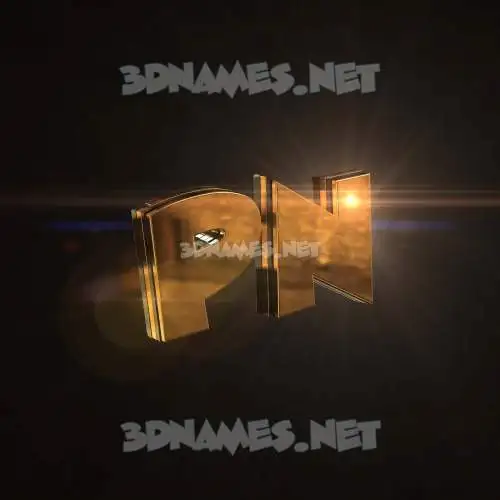 pn in Golden Sparkle style - 3D name wallpaper pn in Golden Sparkle style - 3D name wallpaper