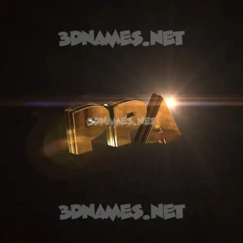 ppa in Golden Sparkle style - 3D name wallpaper ppa in Golden Sparkle style - 3D name wallpaper