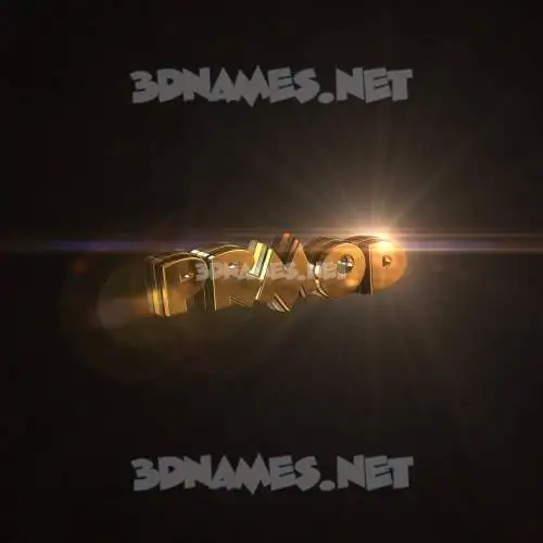 prmod in Golden Sparkle style - 3D name wallpaper prmod in Golden Sparkle style - 3D name wallpaper